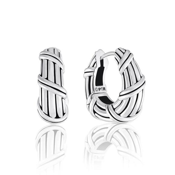 Peter Thomas Roth Jewelry - Peter Thomas Roth Huggie Hoop Earrings in Sterling Silver